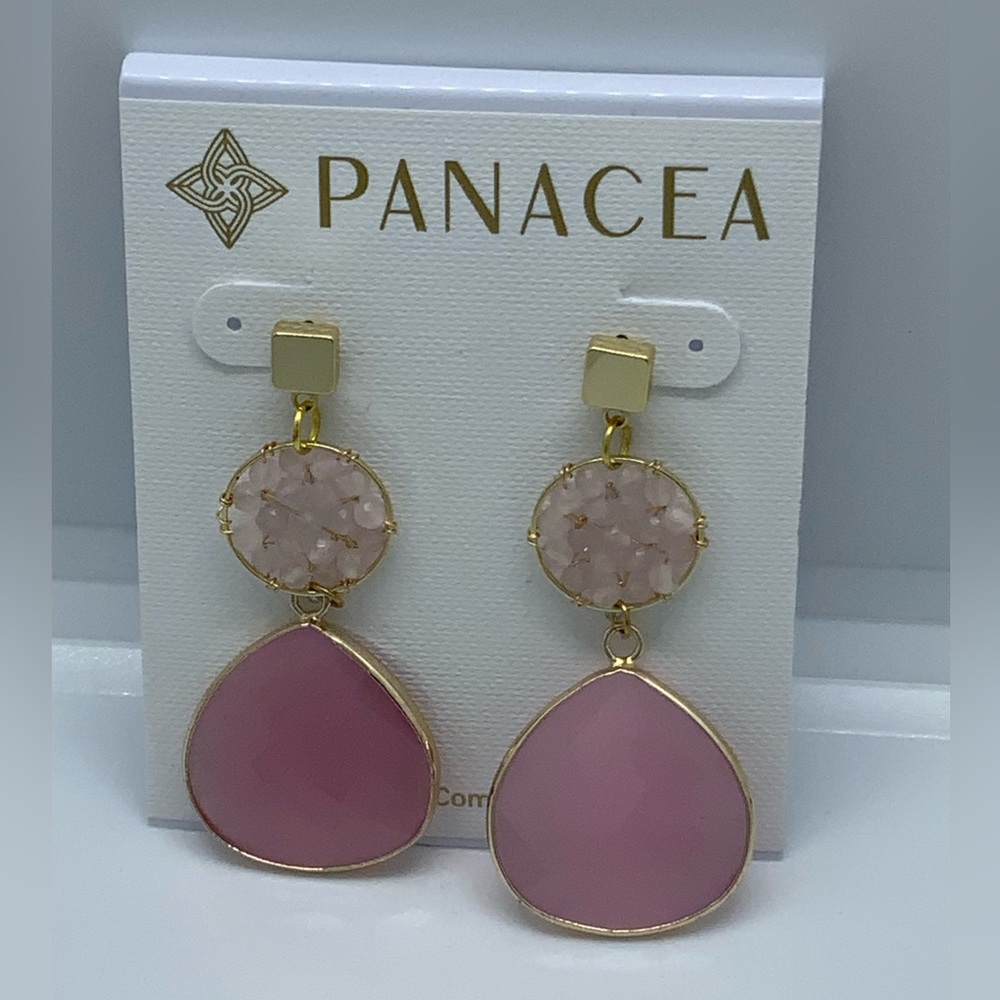Panacea Crystal Drop Earrings - Picture 9 of 10